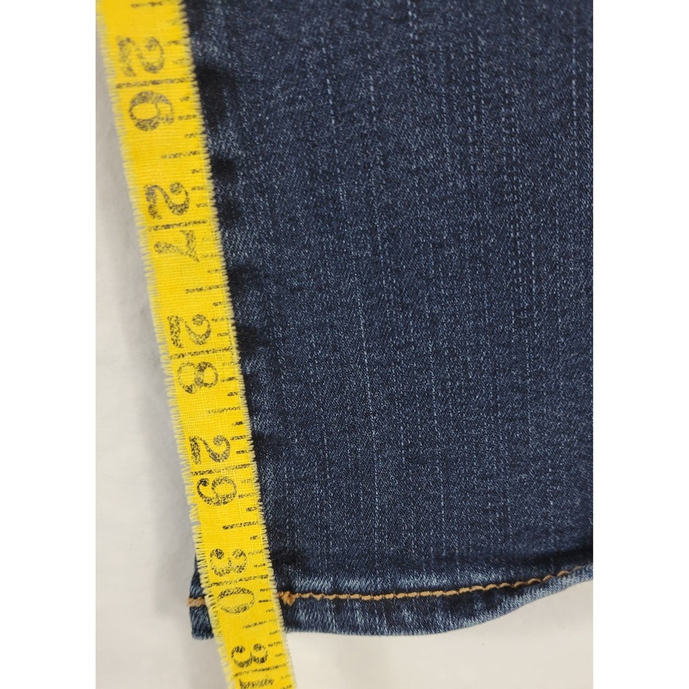 American Eagle Kick Boot Jeans Womens 4 Dark Wash Low Rise Bootcut 28x30 - Picture 4 of 10